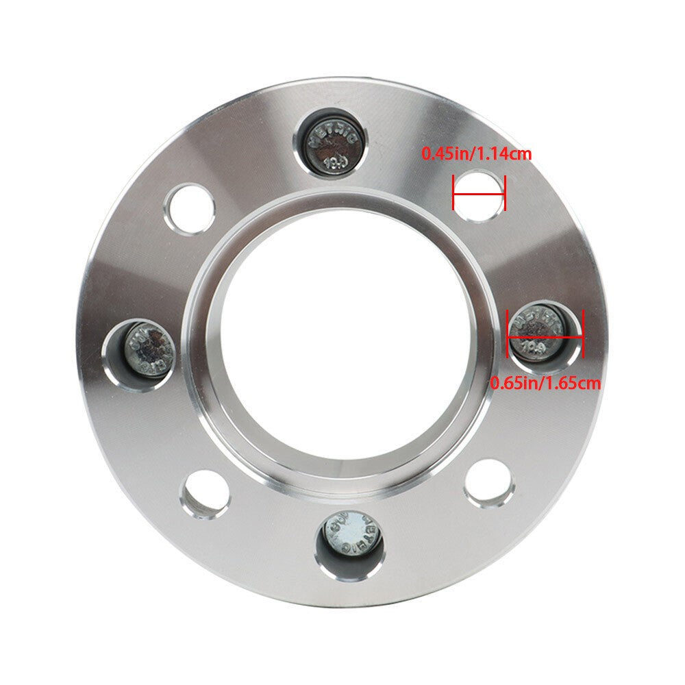 1.5" Silver Wheel Spacer 4x110 74mm M10x1.25 for Suzuki Vinson 500 2003-2007 ×2