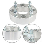 1.5" Silver Wheel Spacer 4x110 74mm M10x1.25 for Suzuki Vinson 500 2003-2007 ×2