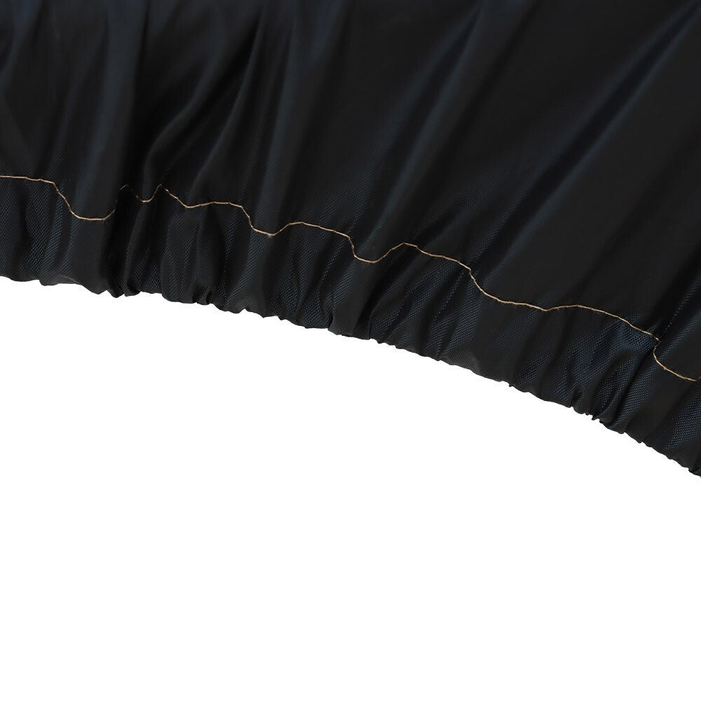 Waterproof 11-13ft Black Boat Cover for V-Hull Runabout Trailerable Boats
