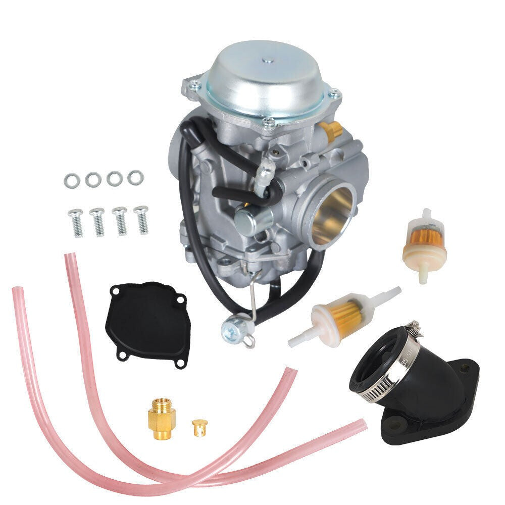 New Carburetor & Intake Manifold Boot for 1990-1996 Suzuki Quadrunner 250 ATV