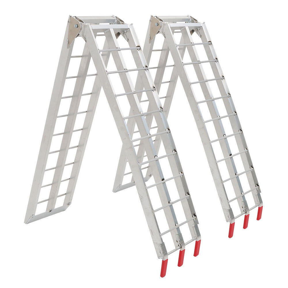 2x 1500 LBS Aluminum Foldable Loading Ramps for Pickup Truck Bed