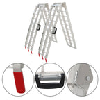 2x 1500 LBS Aluminum Foldable Loading Ramps for Pickup Truck Bed