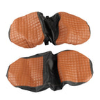 Brown Vinyl Golf Cart Rear Seat Cover Kit for Club Car EZGO Yamaha Universal