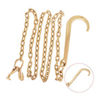 2PCS Grade 70 5/16" x 10' Wrecker Tow Chain Hooks J Hook Long Shank