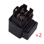 KAWASAKI KFX80 KSF80 Starter Relay Solenoid 27010-S016 2x 2-Stroke Scooter