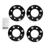 4×110 1.5" Wheel Spacers 74mm M10×1.25 for 2000-2009 Honda Rancher 350 Black