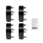 4×110 1.5" Wheel Spacers 74mm M10×1.25 for 2000-2009 Honda Rancher 350 Black