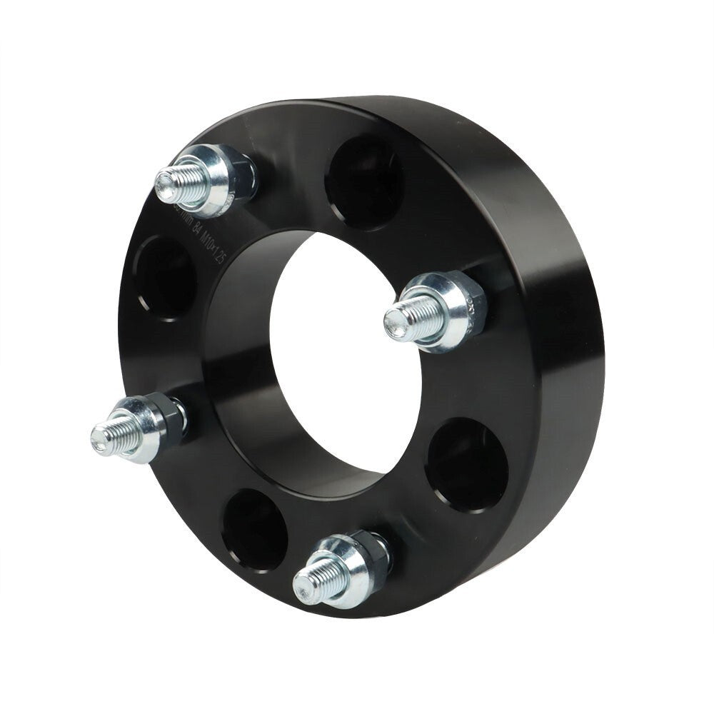 4×110 1.5" Wheel Spacers 74mm M10×1.25 for 2000-2009 Honda Rancher 350 Black