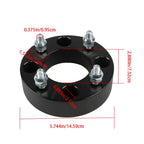 4×110 1.5" Wheel Spacers 74mm M10×1.25 for 2000-2009 Honda Rancher 350 Black