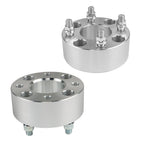 EZ Go Golf Cart 2x 2" 4x4 Silver Wheel Spacers 1/2"x20 62mm Bore