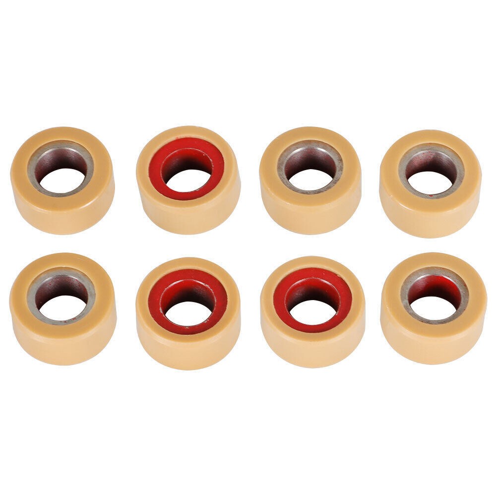 New 8-Pack Red Roller Clutch for Arctic Cat Comp Weight 18g 0823-351