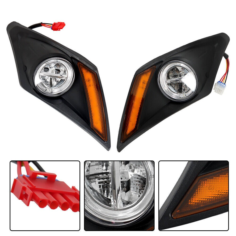 LED Street Legal Light Kit for Yamaha Drive2 Golf Cart 2017-Up Deluxe Set