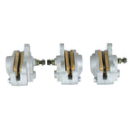 Pack of 3 Brake Calipers with Pads for Arctic Cat 400 2x4 & 4x4 1998-2002