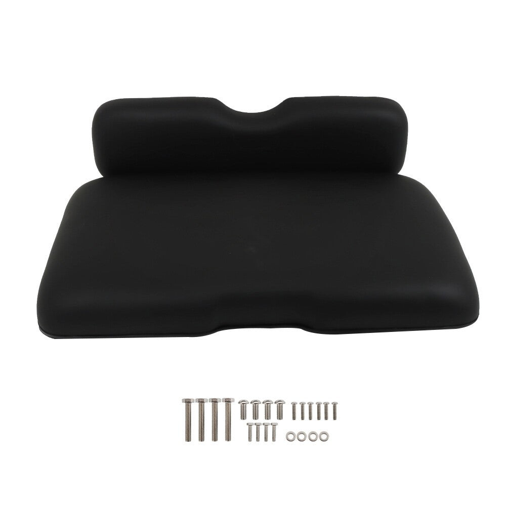 EZGO RXV 2008-Up Golf Cart Black Front Seat Bottom & Back Cushion Set