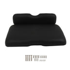 EZGO RXV 2008-Up Golf Cart Black Front Seat Bottom & Back Cushion Set