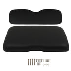 EZGO RXV 2008-Up Golf Cart Black Front Seat Bottom & Back Cushion Set
