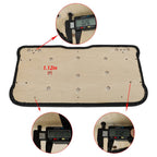 EZGO RXV 2008-Up Golf Cart Black Front Seat Bottom & Back Cushion Set