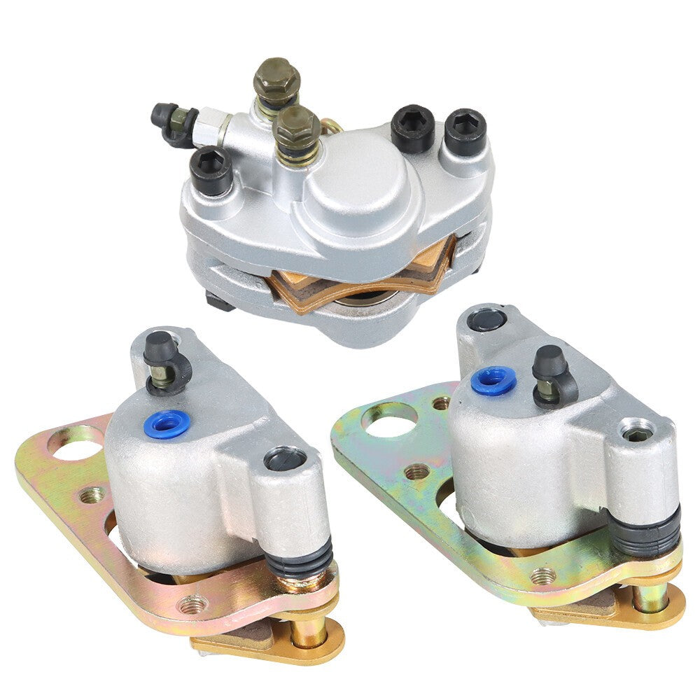 Front & Rear Brake Calipers for 98-04 Polaris Scrambler 500 4X4