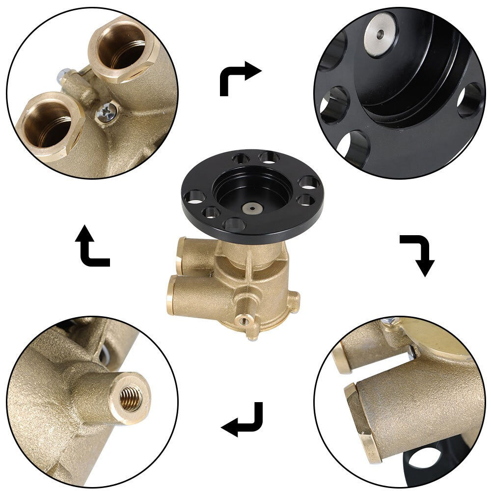 F6B-9 Sea Water Pump for Indmar Johnson 685001 3860703 10-24232-1 10-24915-01