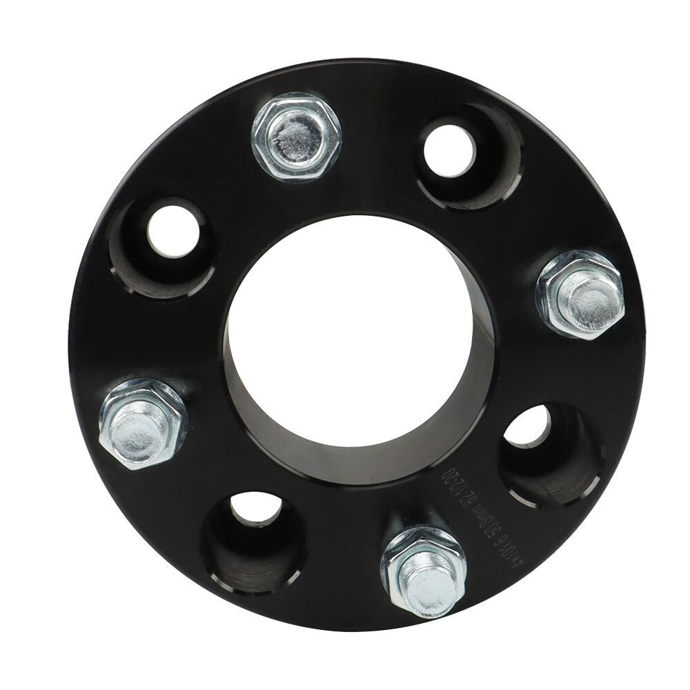 2" Wheel Spacers 62mm Hub Bore Set of 4 for EZGO EZ GO Golf Cart Club Car Black