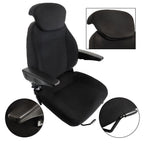 New Holland Loader Backhoe Seat Assembly Black Cloth Fit Various Models New