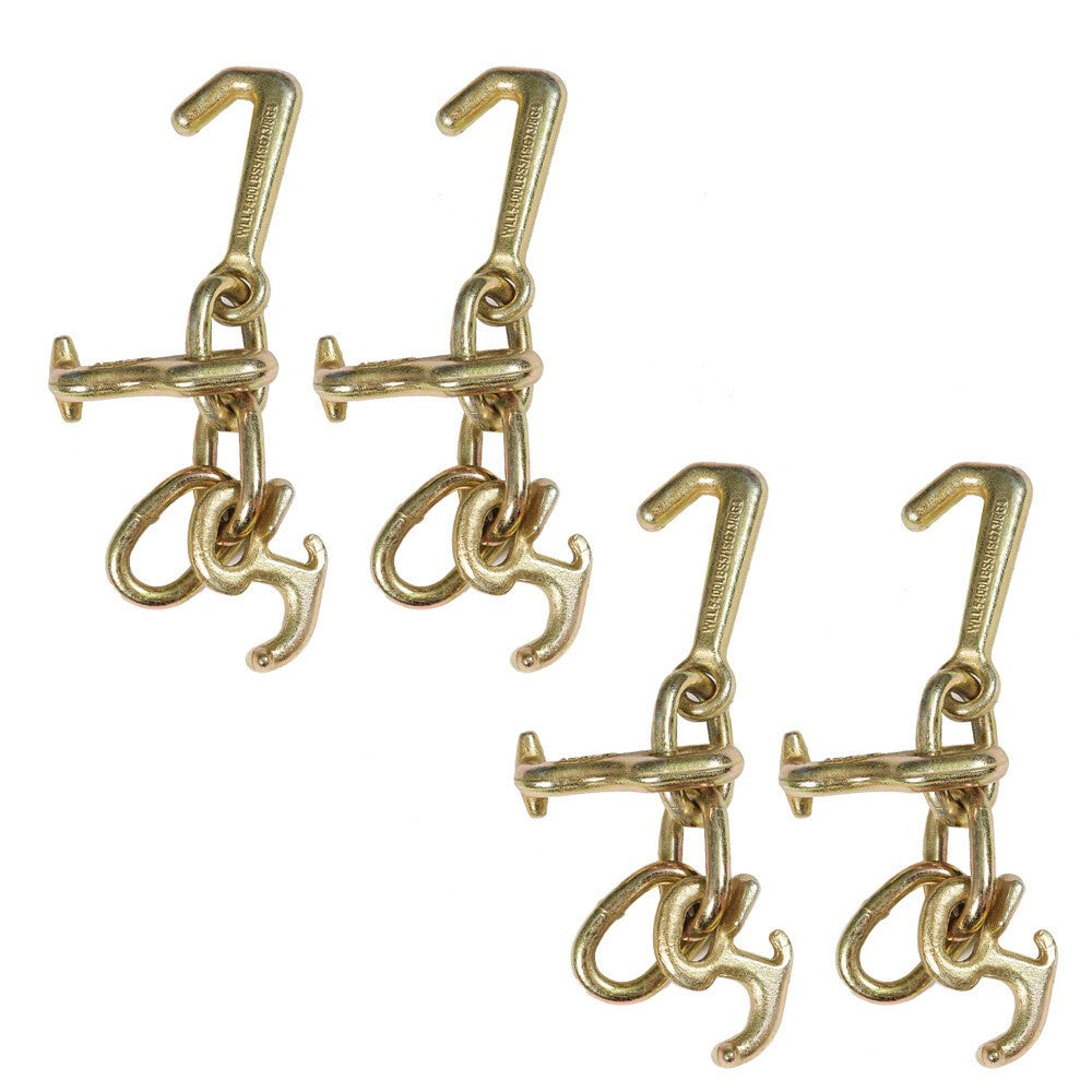 RTJ Cluster Hook HD Tow Truck Roll Back Wrecker Car Hauler Trailer 4PCS