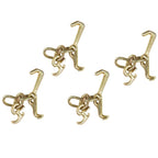 RTJ Cluster Hook HD Tow Truck Roll Back Wrecker Car Hauler Trailer 4PCS