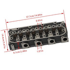 Kubota V1505 Engine Cylinder Head with Gasket Kit for V1505D V1505T V1505E