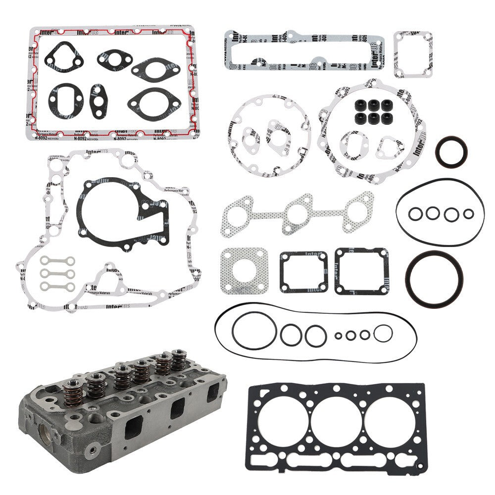 For Kubota D1305 Complete Engine Cylinder Head Assy w/valves B2410ZD28 ZD331