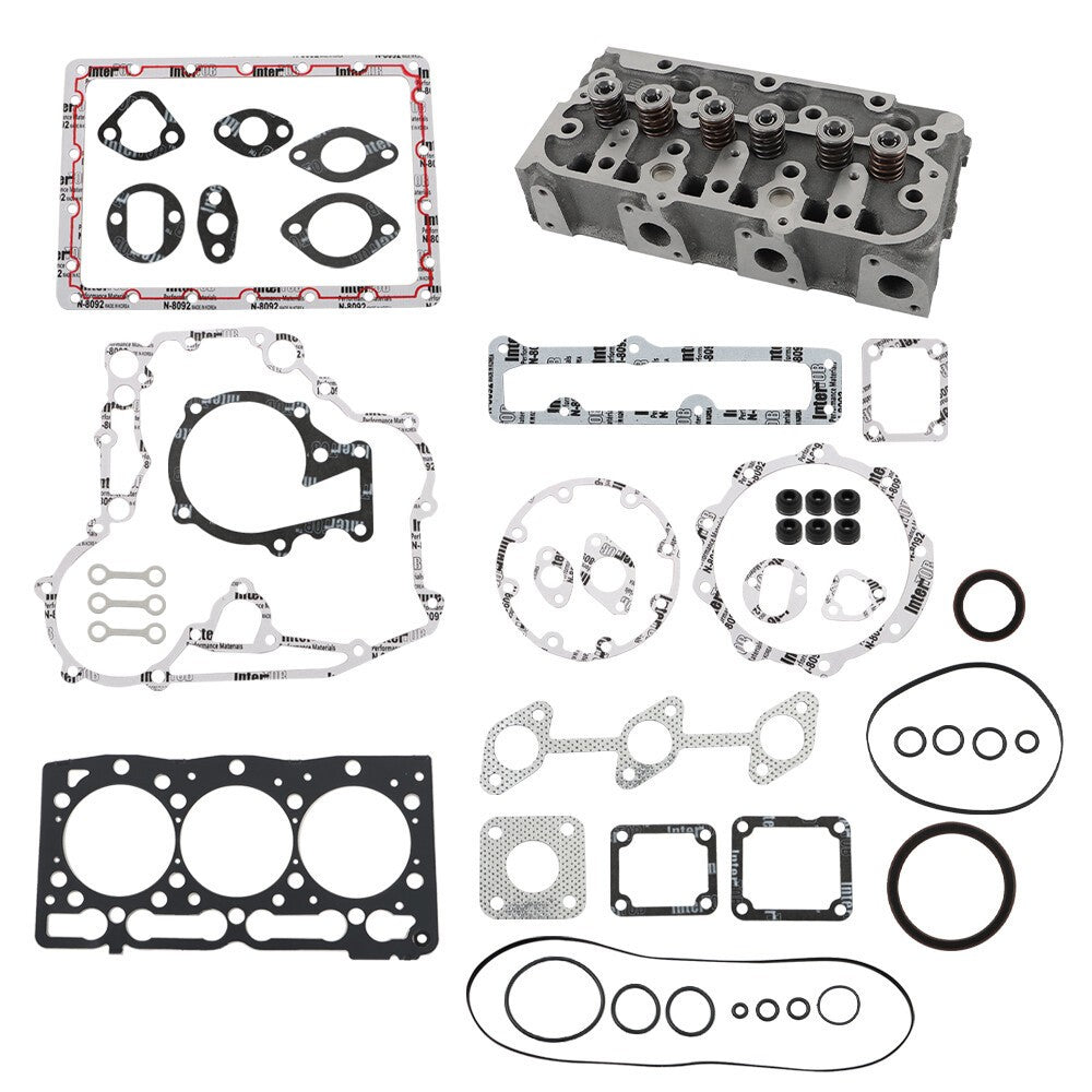 For Kubota D1305 Complete Engine Cylinder Head Assy w/valves B2410ZD28 ZD331