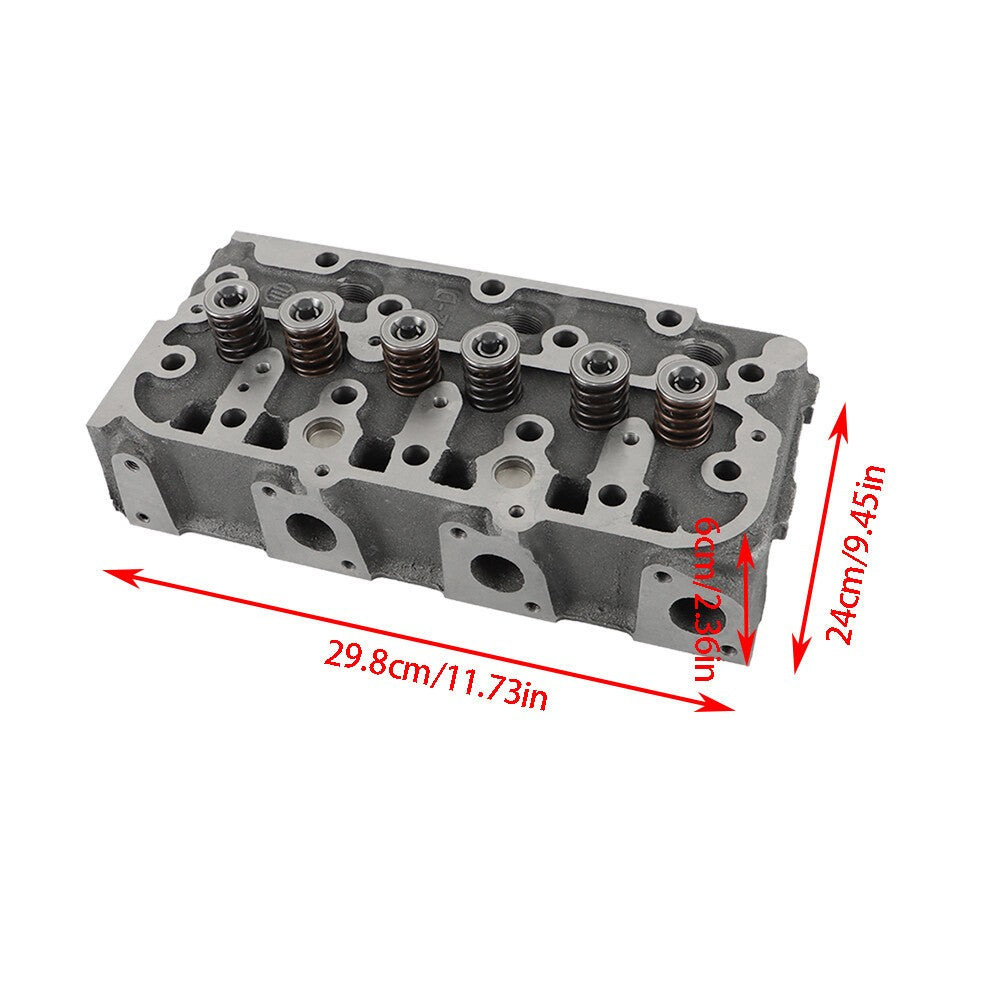 For Kubota D1305 Complete Engine Cylinder Head Assy w/valves B2410ZD28 ZD331