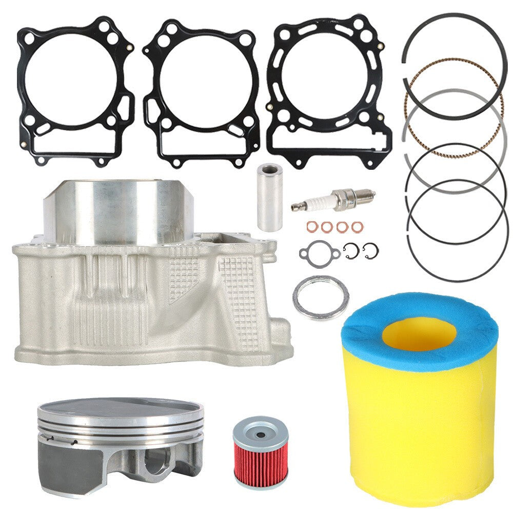 For Suzuki Big Bore ATV Cylinder Piston Gasket Air filter Kit LTZ400/434cc New