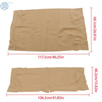 71753-G04/71602-G04 For EZGO TXT 1995-2013 Golf Cart Tan Front Seat Cover Set