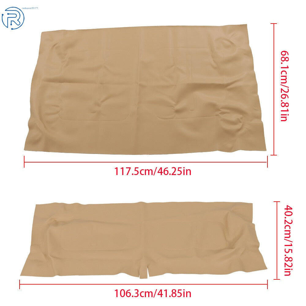71753-G04/71602-G04 For EZGO TXT 1995-2013 Golf Cart Tan Front Seat Cover Set