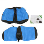 Blue Golf Cart Front Seat Cover Diamond Stitching For Club Car DS Vinyl