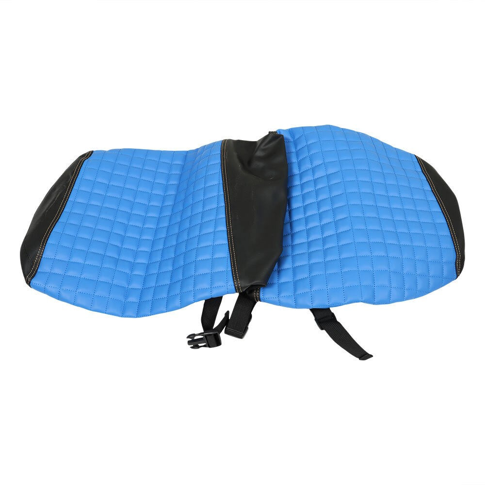Blue Golf Cart Front Seat Cover Diamond Stitching For Club Car DS Vinyl