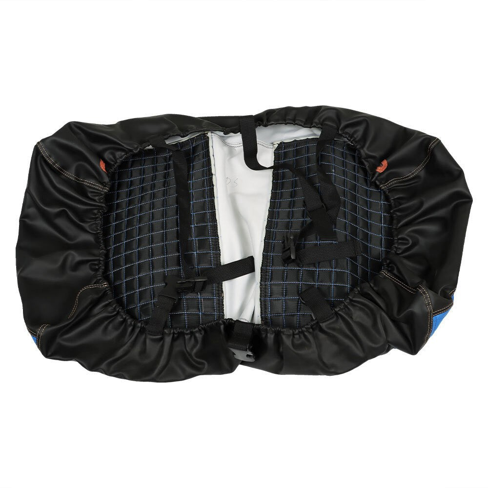 Blue Golf Cart Front Seat Cover Diamond Stitching For Club Car DS Vinyl