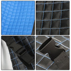 Blue Golf Cart Front Seat Cover Diamond Stitching For Club Car DS Vinyl
