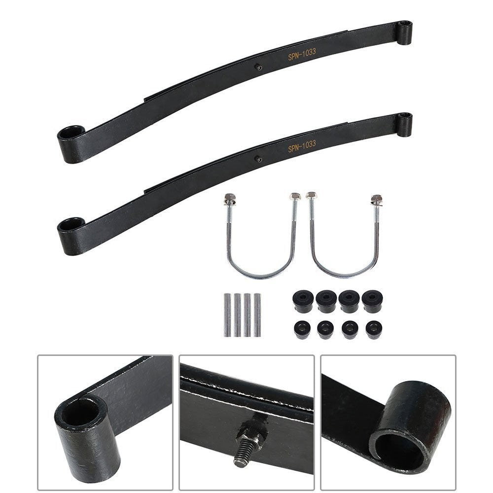 Golf Cart Heavy Duty For EZGO RXV Rear Leaf Spring Kit and Bushing /Sleeves 2pcs