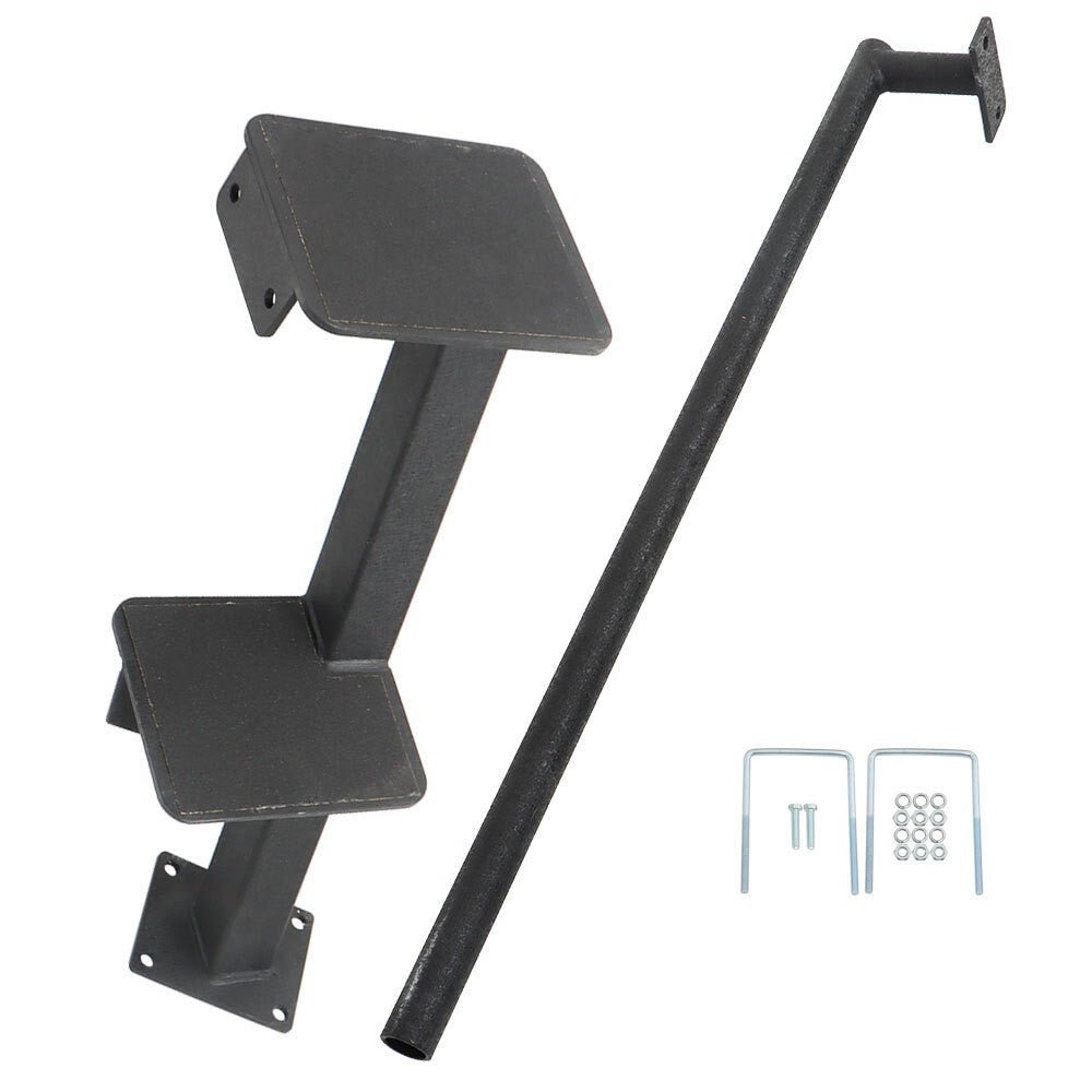 Boat Trailer Dual Steps Universal Rotatable 360 For Bass Pontoon Hunting Boats