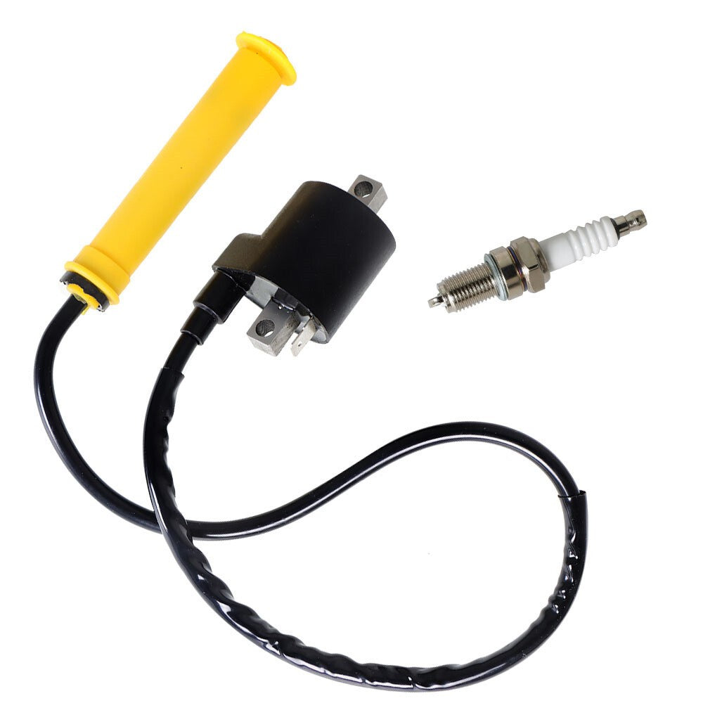 Fit for Honda Foreman 500 TRX500 2005-2009 2011 ATV Ignition Coil & Spark Plug