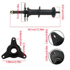 3 Stud 40" Rear Differential Axle Kit for Golf Cart Quad E-Bike Wheels