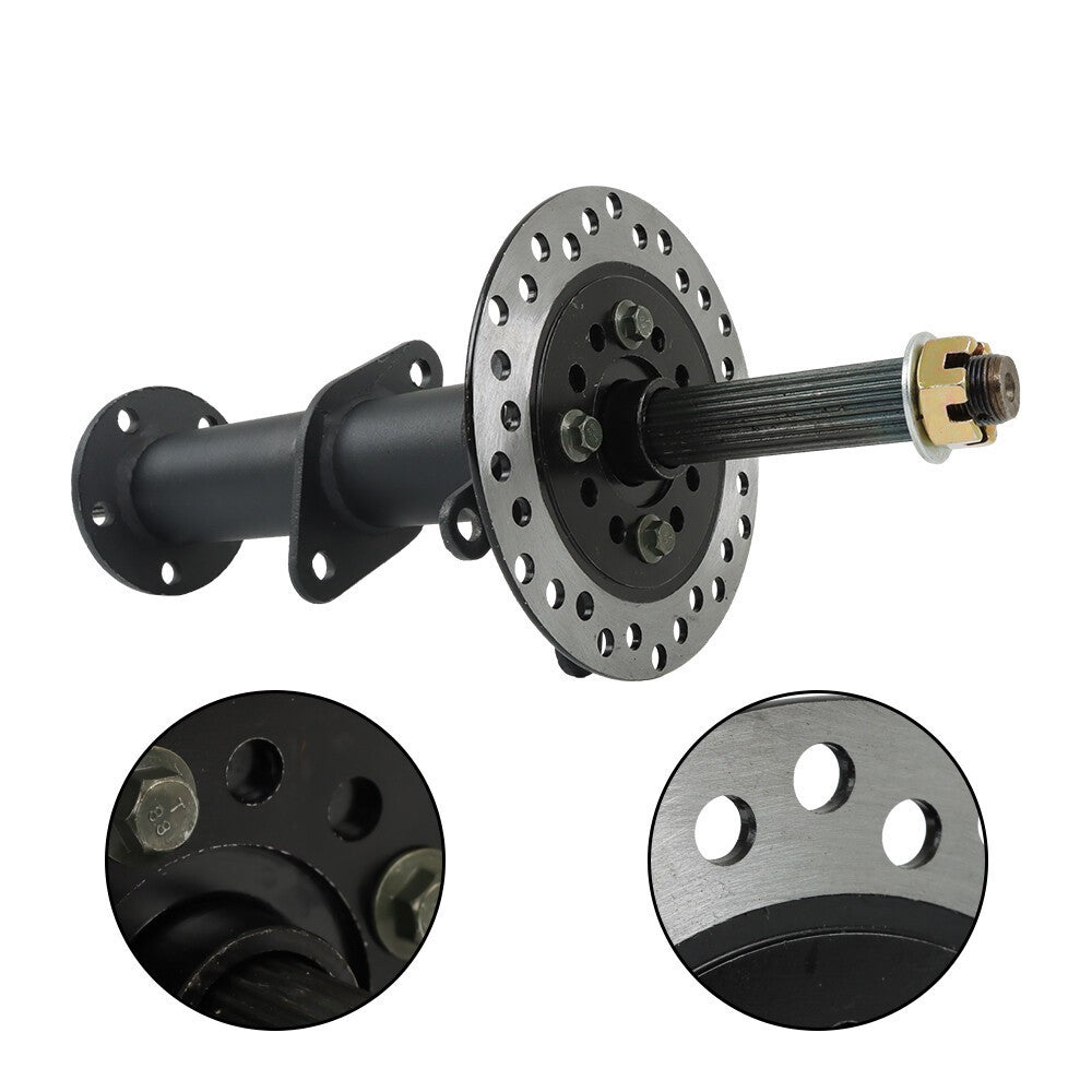3 Stud 40" Rear Differential Axle Kit for Golf Cart Quad E-Bike Wheels