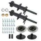40" Rear Axle Kit 4-Stud Hub for 7"-8" Wheels Go Kart Golf Cart ATV Quad