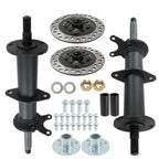 40" Rear Axle Kit 3 Stud Hub for 5" Wheels Go Kart Golf Cart ATV Parts