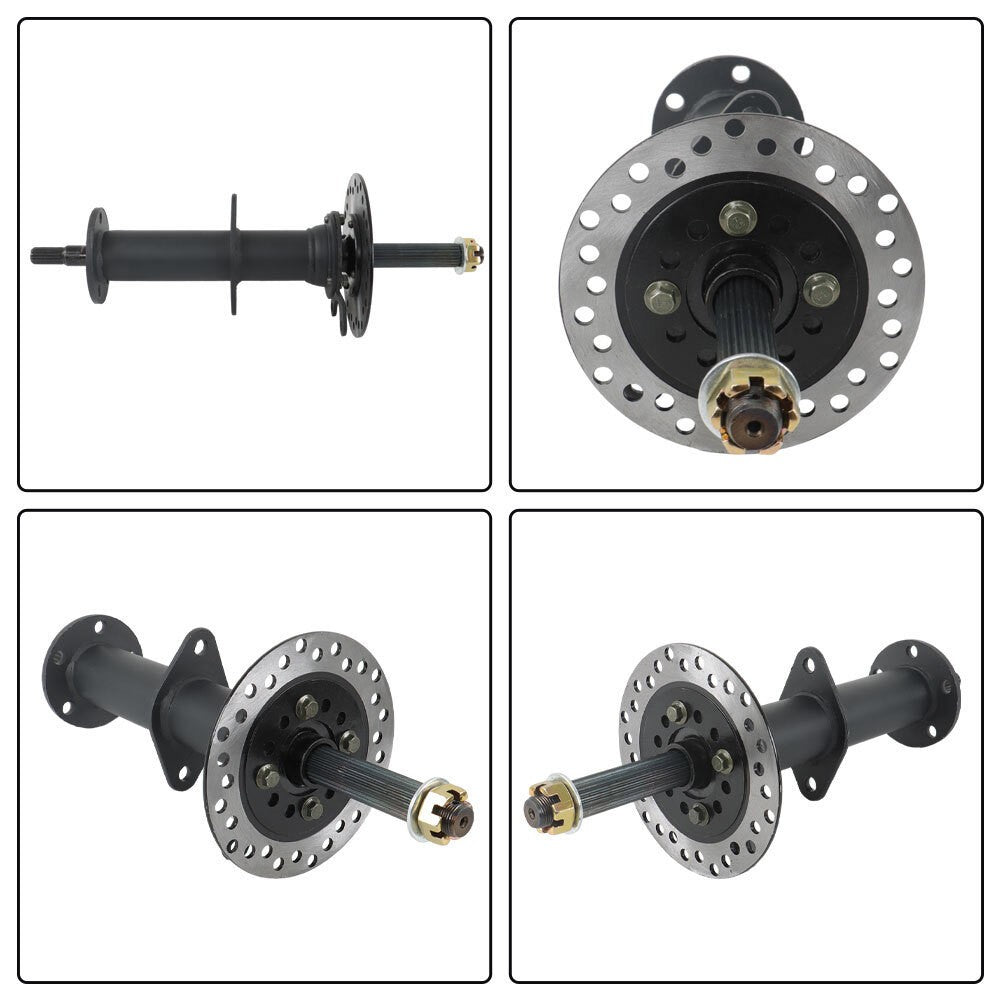 40" Rear Axle Kit 3 Stud Hub for 5" Wheels Go Kart Golf Cart ATV Parts