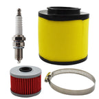2x Air Oil Filter & Spark Plug Tune-Up Kit for 1988-2000 Honda FourTrax 300