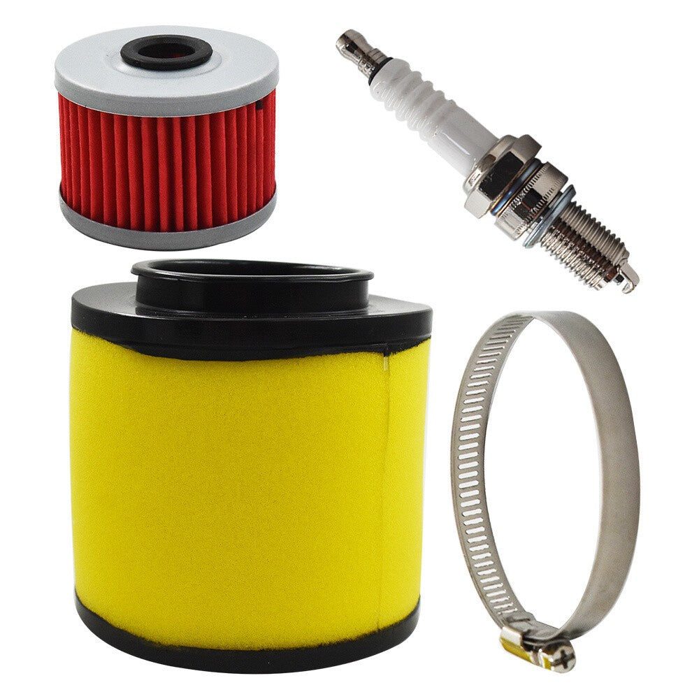 2x Air Oil Filter & Spark Plug Tune-Up Kit for 1988-2000 Honda FourTrax 300