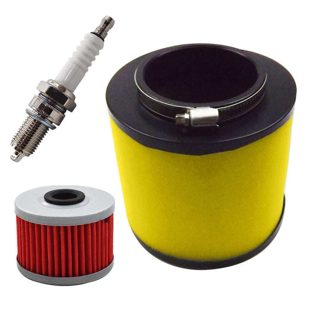 2x Air Oil Filter & Spark Plug Tune-Up Kit for 1988-2000 Honda FourTrax 300