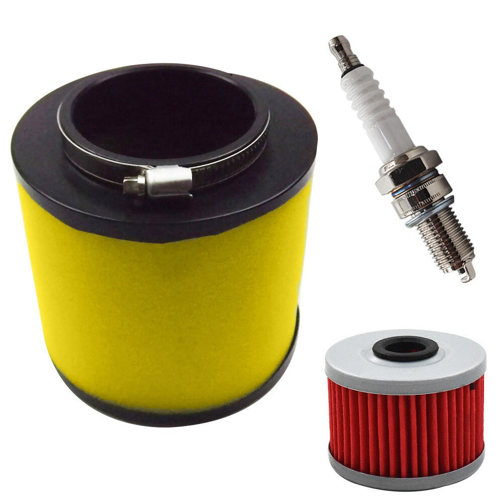 2x Air Oil Filter & Spark Plug Tune-Up Kit for 1988-2000 Honda FourTrax 300